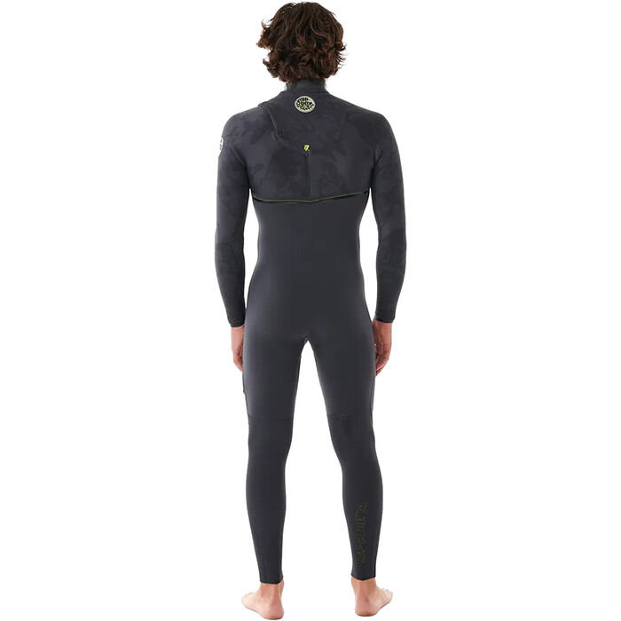 2024 Rip Curl Mens E-Bomb 3/2mm Zip Free Wetsuit 160MFS - Charcoal